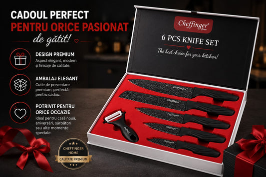 1 + 1 Set cutite 6 piese Calitate Superiora