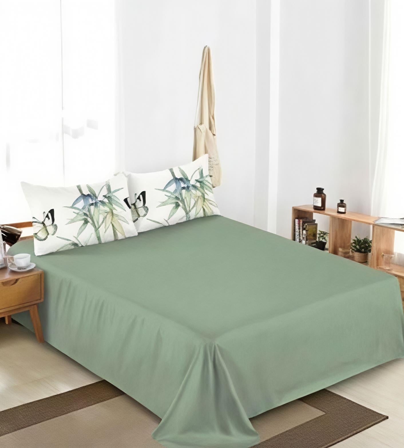 Lenjerie de Pat Dublu din Finet, 6 Piese cu 4 Fețe de Pernă – Cod: F318