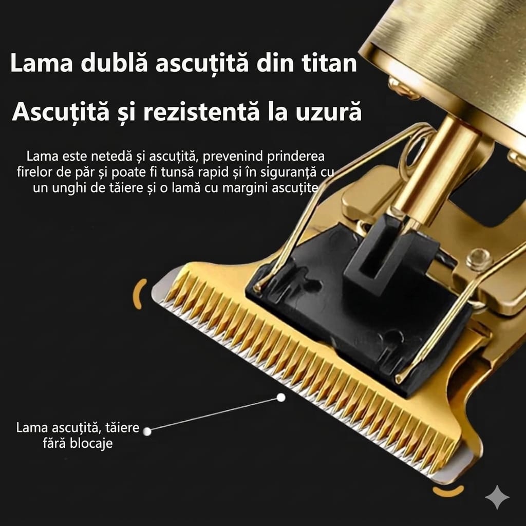 🔥OFERTA 1+1 GRATIS: Masina Profesionala WAER® pentru Tuns si Contur – Editie Limitata cu Autonomie 2 Ore