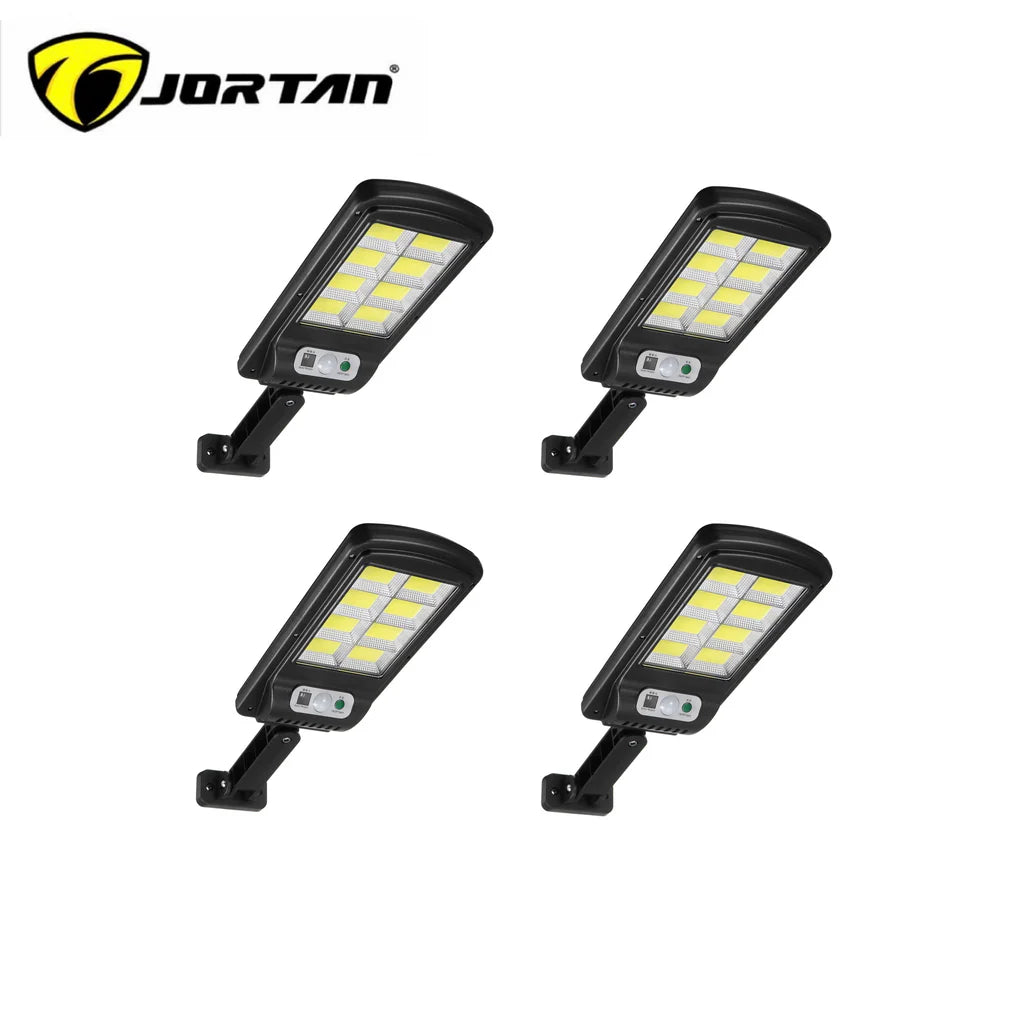 2+2 GRATUIT Lampa Solară Jortan cu 8 Celule – Iluminat Autonom cu Senzor de Mișcare