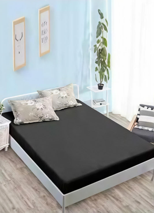 Lenjerie de Pat Dublu din Finet, cu Elastic, 6 Piese cu 4 Fețe de Pernă – Cod: F362