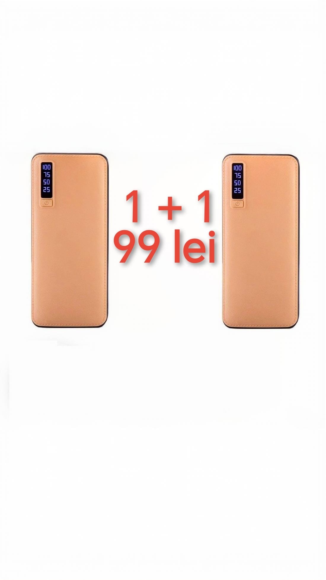 PACHET 2X BATERII EXTERNE 20000 mAh