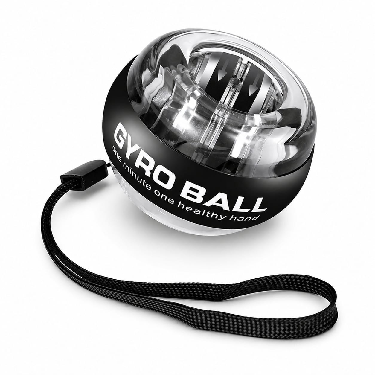 Bilă Giroscopică (Gyro Ball) pentru Antrenarea Încheieturii și Antebrațului – Aparat Fitness pentru Mâini Antistres
