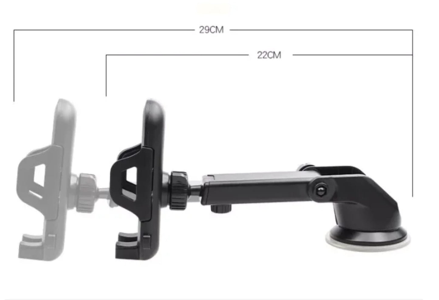 OFERTA 1+1 Suport Telefon Telescopic Cu Ventuza 360